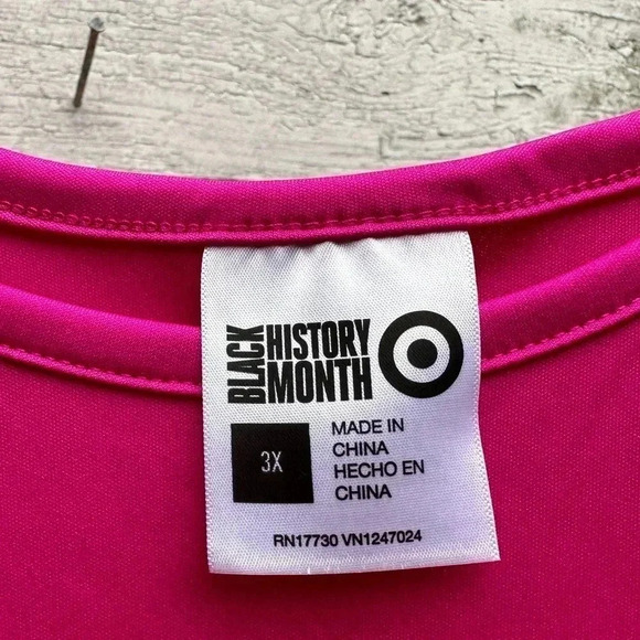 Hot pink slip dress size 3X - Picture 3 of 4